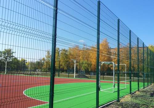3Д забор для футбольной площадки в Новом Уренгое